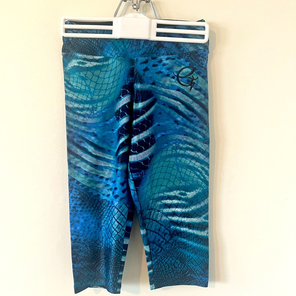 Equilibrium Knicker Length Ocean Print Capri